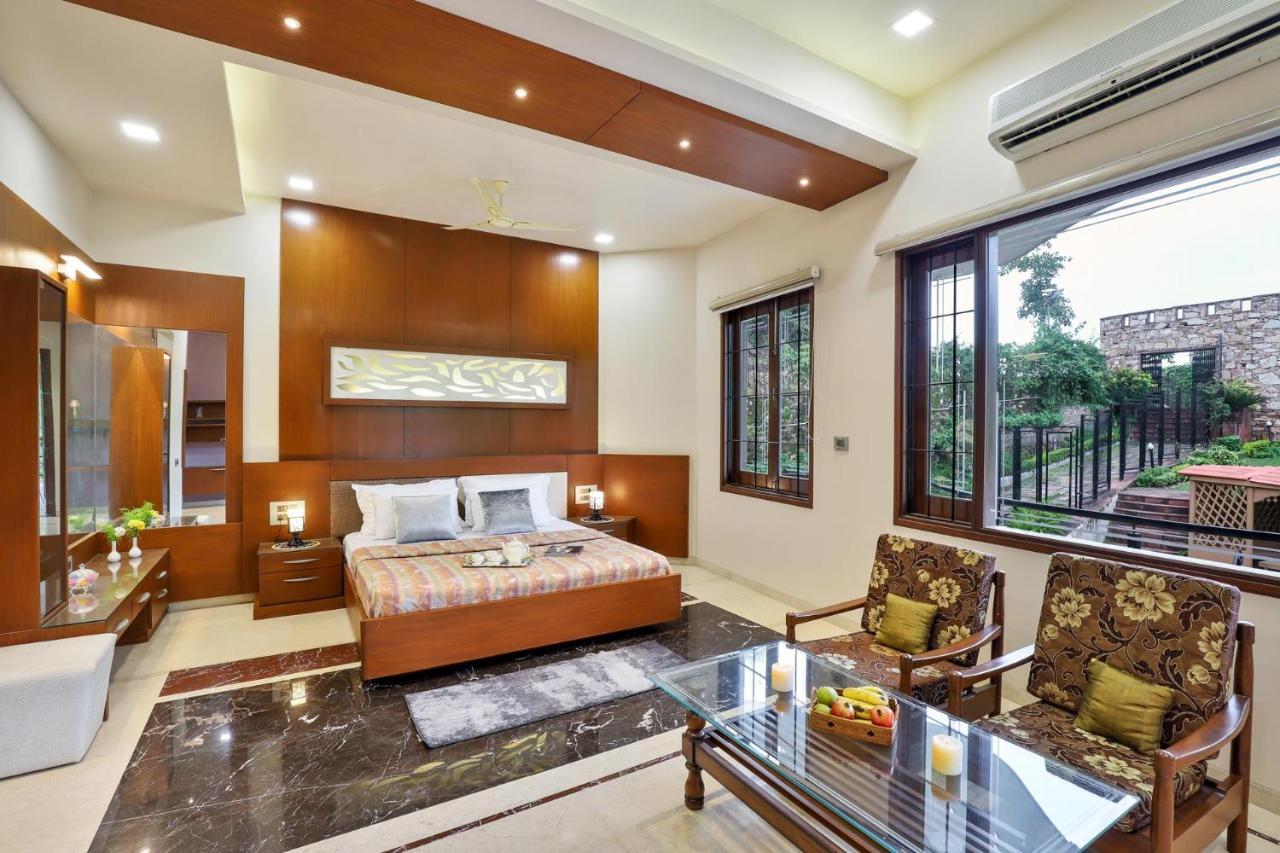 Stayvista'S Prakriti Farms With Outdoor Pool, Complimentary Breakfast And Hi-Tea Udaipur Ngoại thất bức ảnh